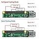 GeeekPi Raspberry Pi 3 B+ Gehäuse, Raspberry Pi 3 Gehäuse mit Lüfter, Raspberry Pi 3B Gehäuse mit 3 Stück Kühlkörper für Raspberry Pi 3 Model B 3B+/3B/2B(schwarz)