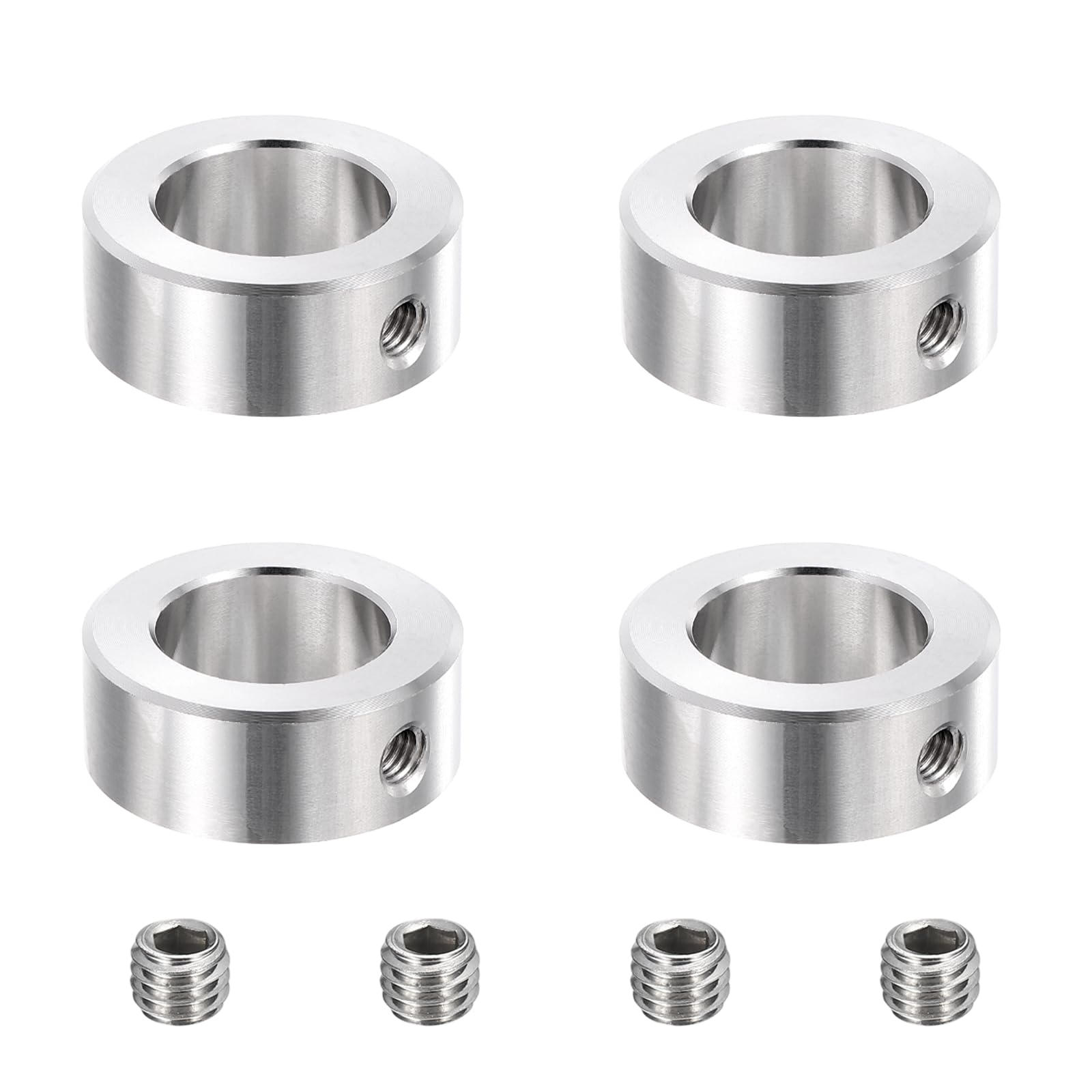 MECCANIXITY Stainless Steel Shaft Collars - Durable Locking -1