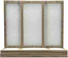 20x22 1/4x1 Glasfloss Fiberglass Air Filter, Double Strut