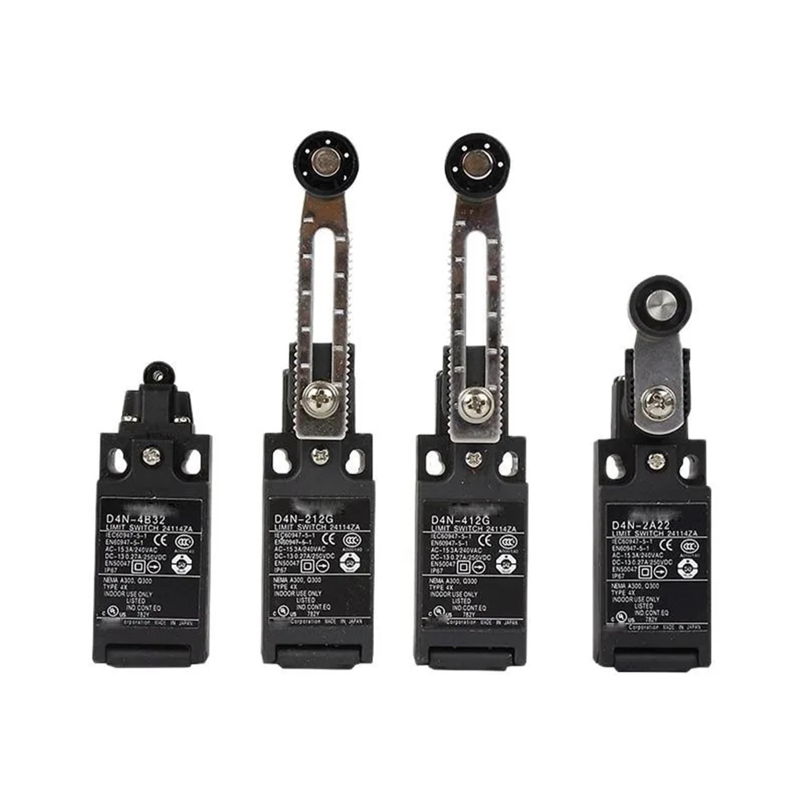 JNURGWLYH 1pcs D4N Safety Limit Switch D4N-1120 22 212G 1131 212H D4N-1172 1125 Ideal for Mechanical Position Detection in Safety Applications(D4N-1132)