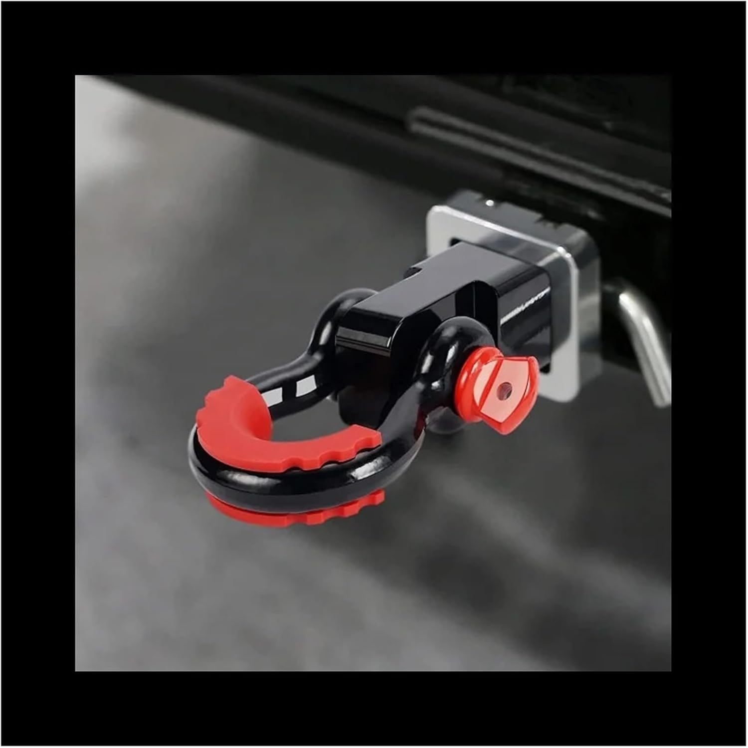 Trailer Hitch, 18000 Lbs 2 Inch Shackle Hitch Arm Receiver Towing Trailer Tow Trailer Hooks(Orange)