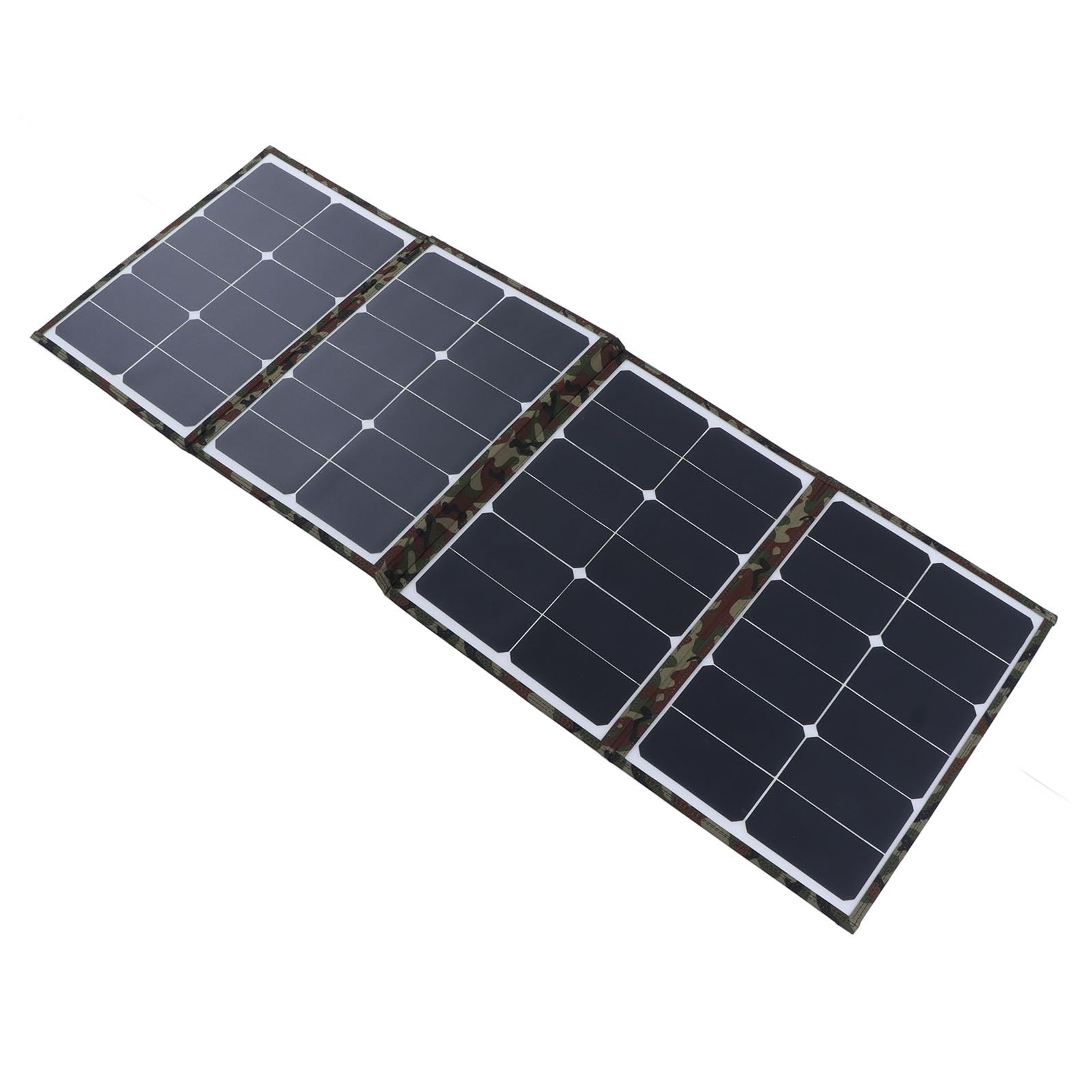 Panel Solar Plegable, Cargador Solar Portátil de 80 W con Salida USB de 5 V y 18 V CC, Diseño Plegable para Camping, Emergencia, Trabajo Al Aire Libre y Uso de Central Eléctrica
