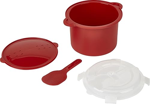 Miniatura 4 de Goodcook Herramientas de calefacción para hornear microondas, rojo