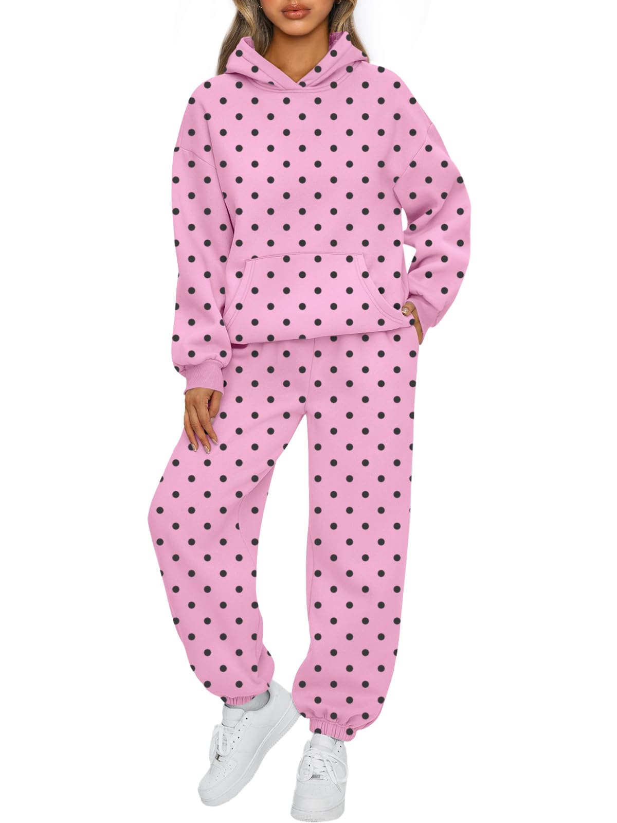 AUTOMET Womens 2 Piece Lounge Sweat Sets Fall Fashion Matching Sweatsuits