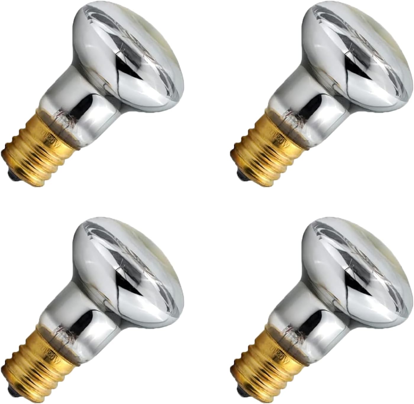4 Pack Lava Lamp Bulb 120V R39 E17 30W Reflector Type Bulb,Glitter Lamps Bedroom and Office Replacement Bulbs for Lava Lamps