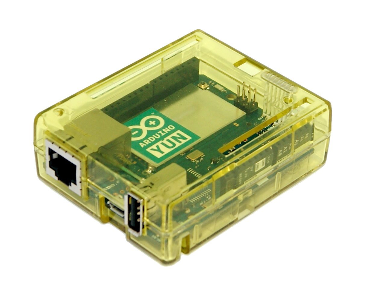 Transparent Yellow Case for Arduino YUN-picture-23