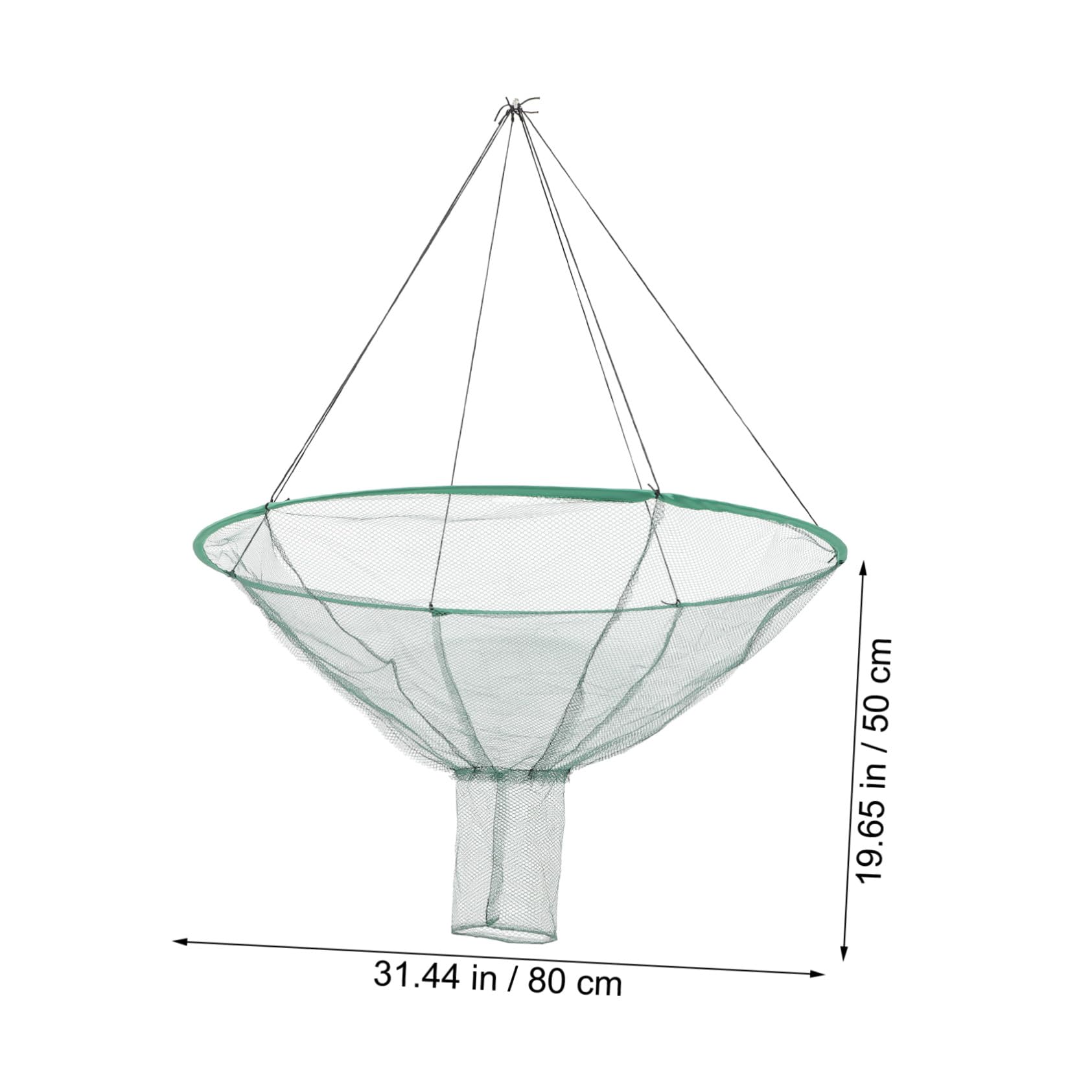 Filet de Pêche Pliable pour Poissons et Homards en Polyester
