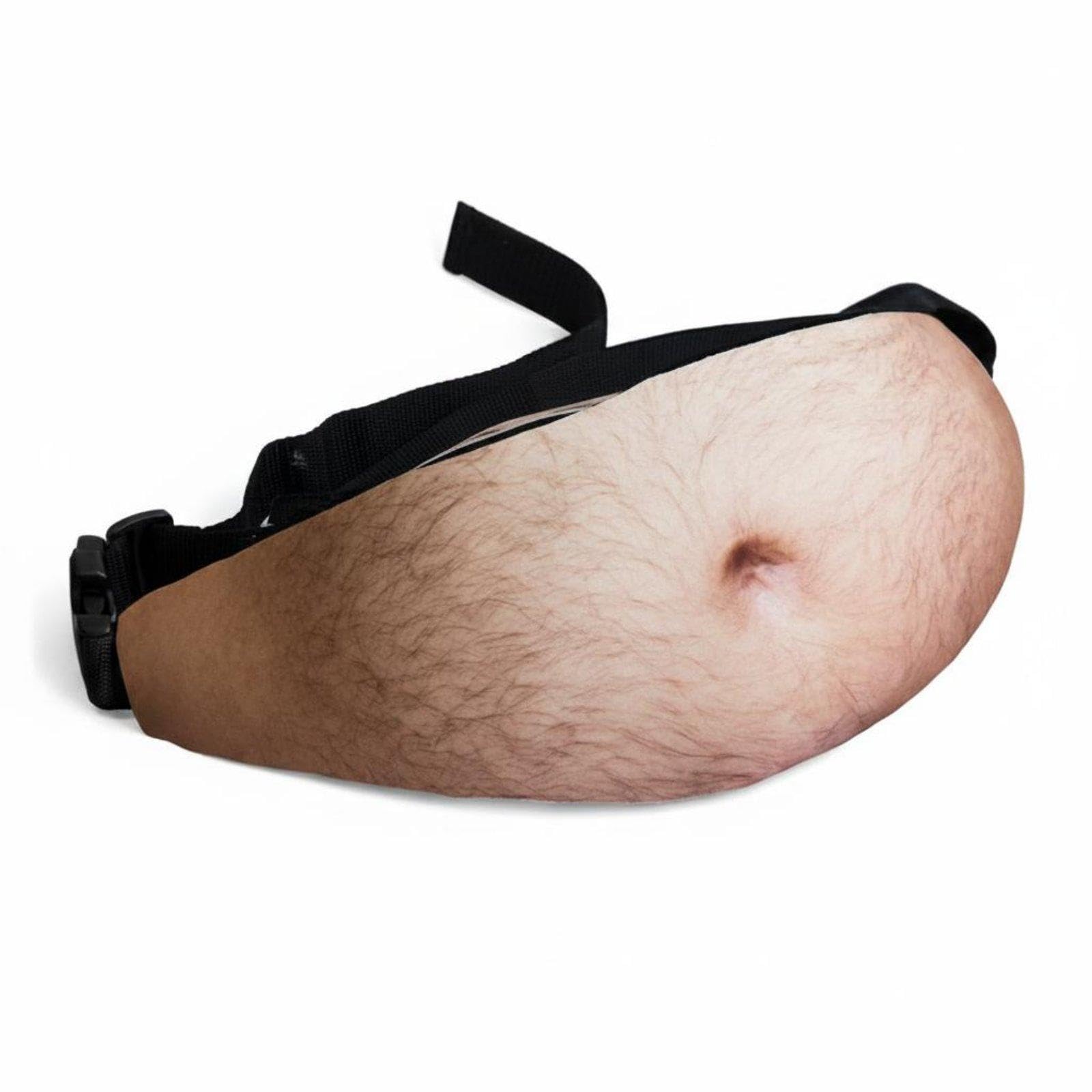 Dad BOD Fanny Pack Funny Joke Gift Beer Belly Fanny Pack Realistic Skin Print Dad BOD Waist Pouch for Party, Festival, Outdoor Original Multicolour-image-33