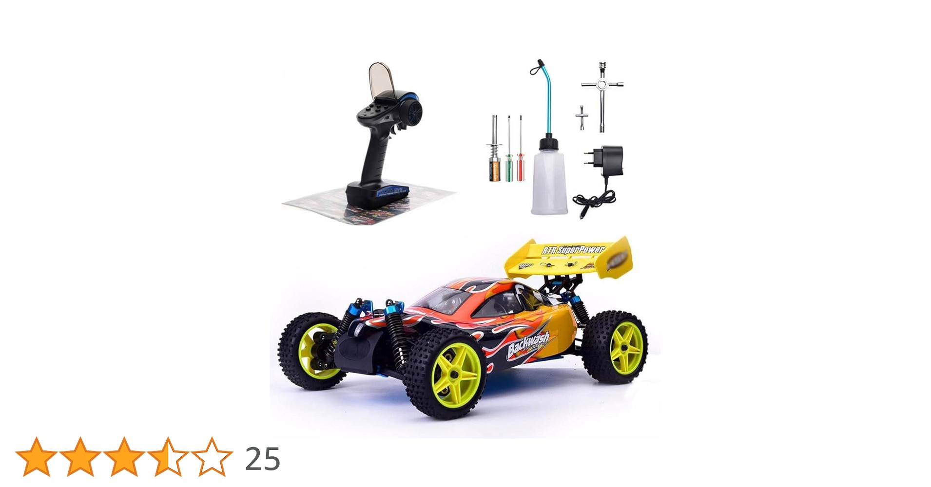 ☆R出品☆モンキーベーシック改 1/8バギー用タイヤスティック(黒)12個入 [RS-931-BK] - 2,090円