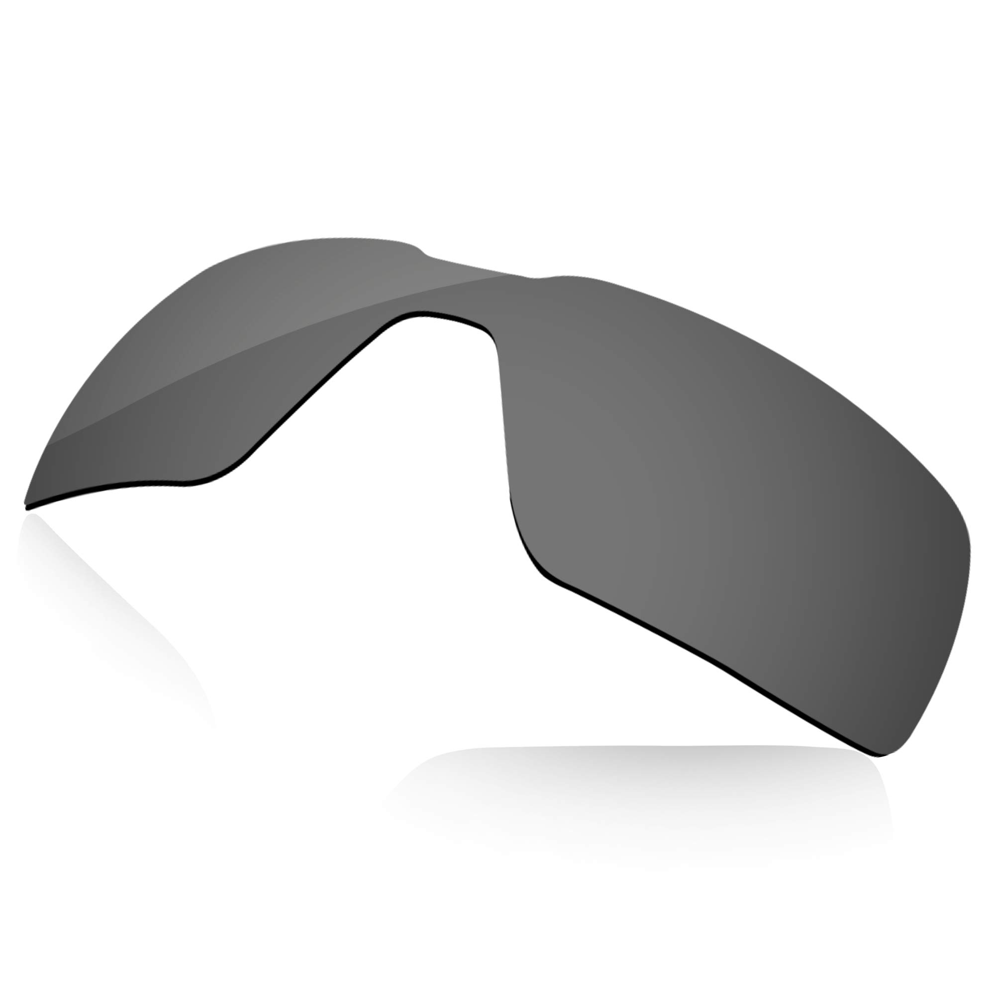 LenzReborn Polarized Lens Replacement for Oakley Probation OO4041 Sunglass - Bright Black - Polarized Mirrored