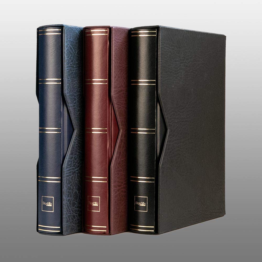 Prophila Leuchtturm classificatori 60 pagina bianco DIVIDIDA con cofanetto rosso