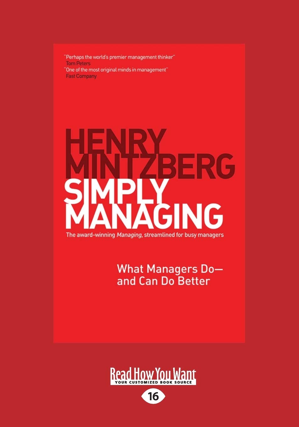 Simply Managing: What Managers Do - and Can Do Better