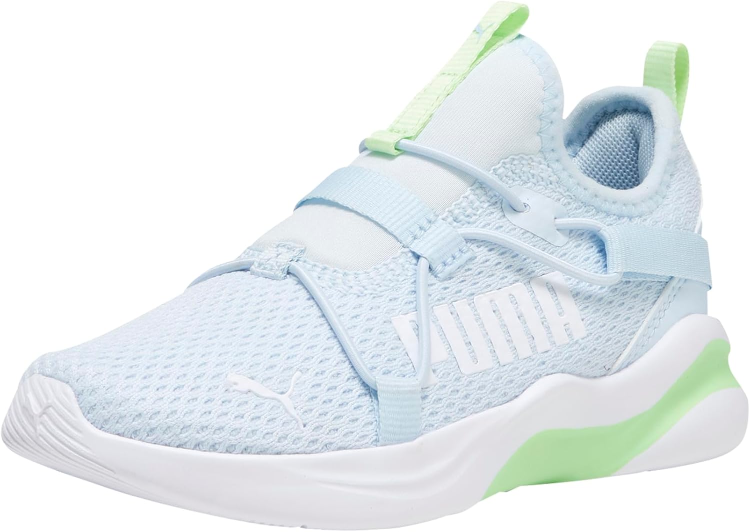 PUMA Rift Slip On Sneaker, Pop ICY Blue White, 11 US Unisex Little Kid