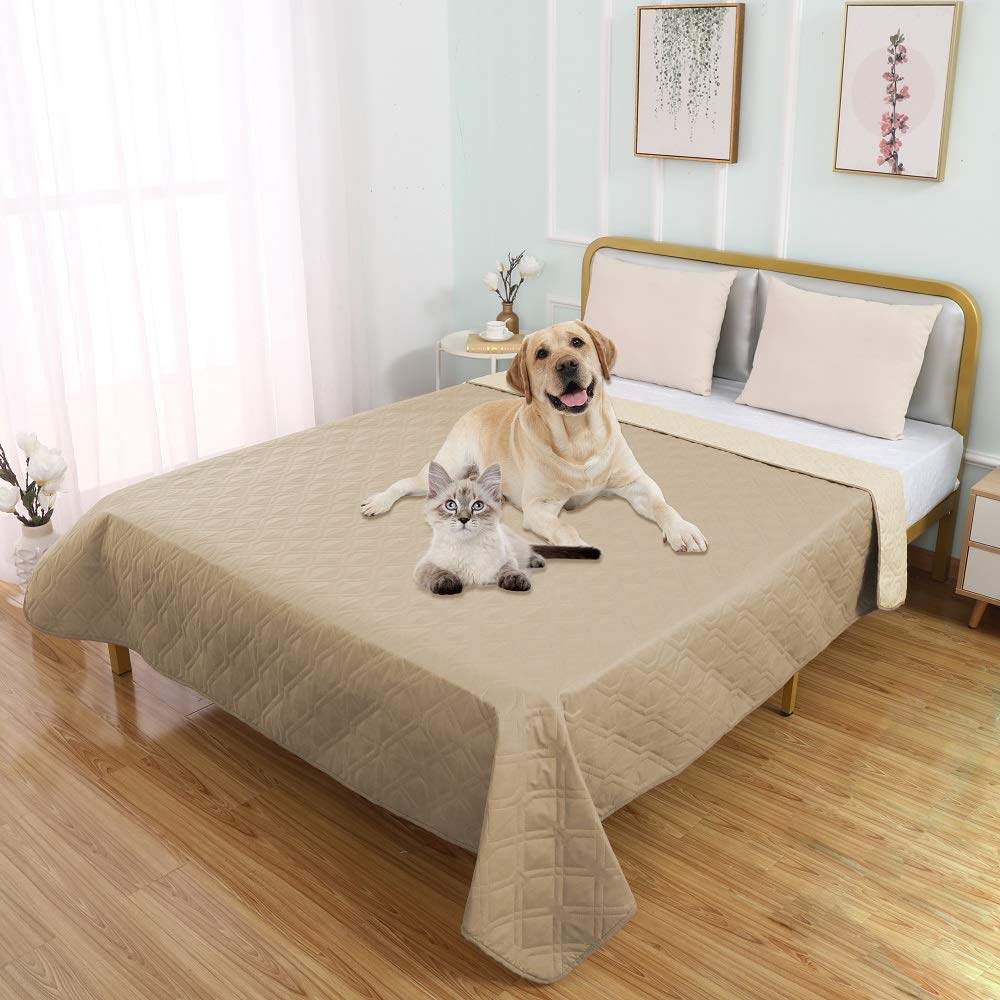 SUNNYTEXWaterproof Dog Bed Cover Dog Mat Pet Pad Pet Blanket for Couch Sofa Bed Mat Anti-Slip Furniture Protrctor