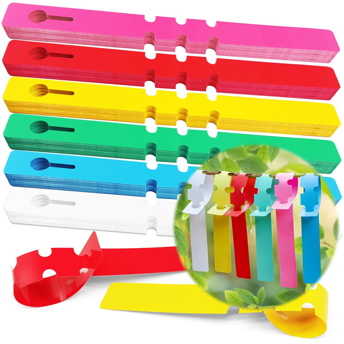 Étiquettes En Plastique Pour Plantes - Marque - Modèle - Blanc - Étiquettes De Jardinage