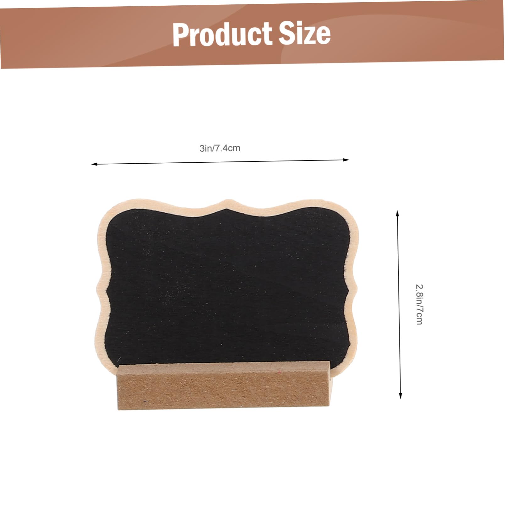 Holz Memoboard Doppelseitig, 30 Satz, Wiederverwendbare Kreidetafel | Tischtafel für Hochzeitsspeisen, Wohnraumdeko, Einfache Montage, Langlebig