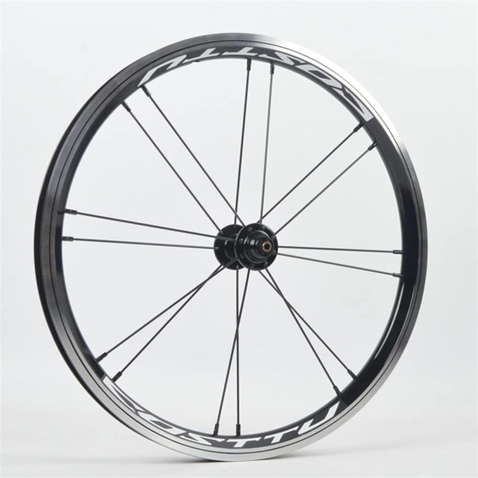Ruedas Juego de Ruedas for Bicicleta de montaña Llanta de Bicicleta Freno en V Ruedas MTB Perno en buje de Eje sólido (Color: Negro 1 Pieza (Color : 16'' Red)