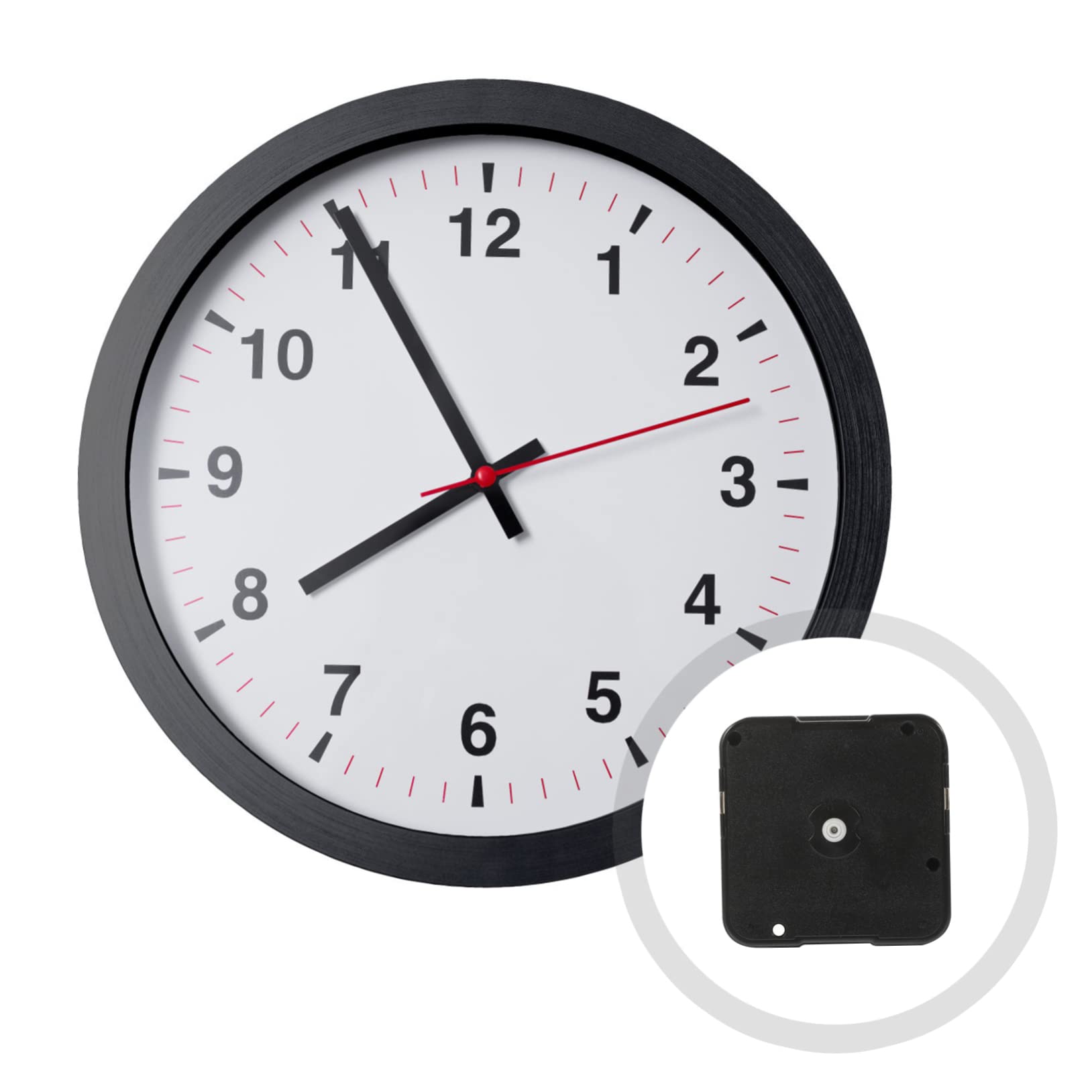 Angoily 20 Ensembles Kit Pour Horloge Quartz Accessoires De Mécanisme