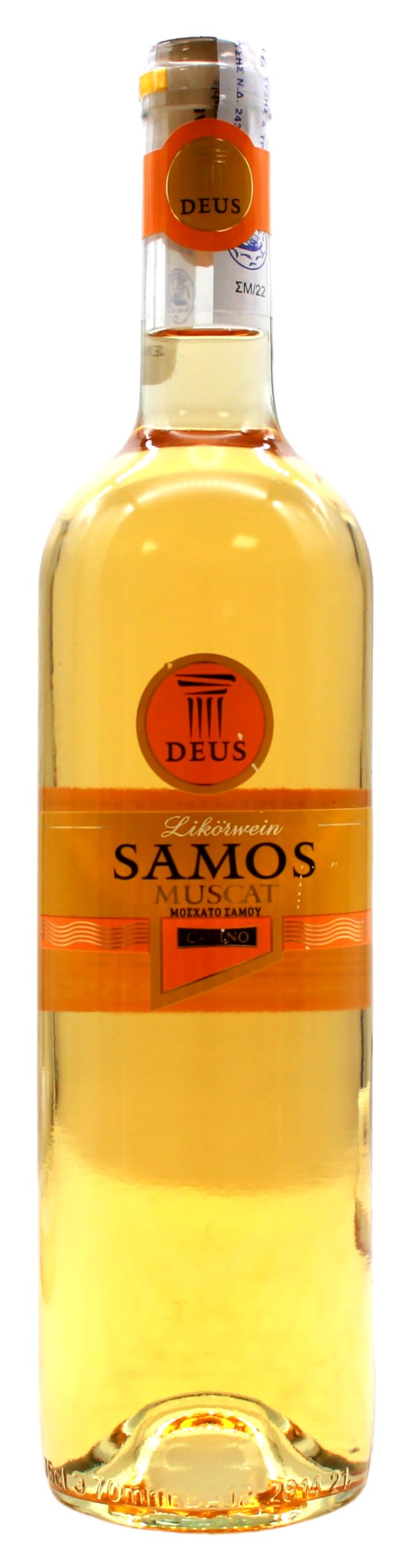 Cavino Deus Samos Muscat Likörwein 15% vol., 6er Pack (6 x 0.75 l)
