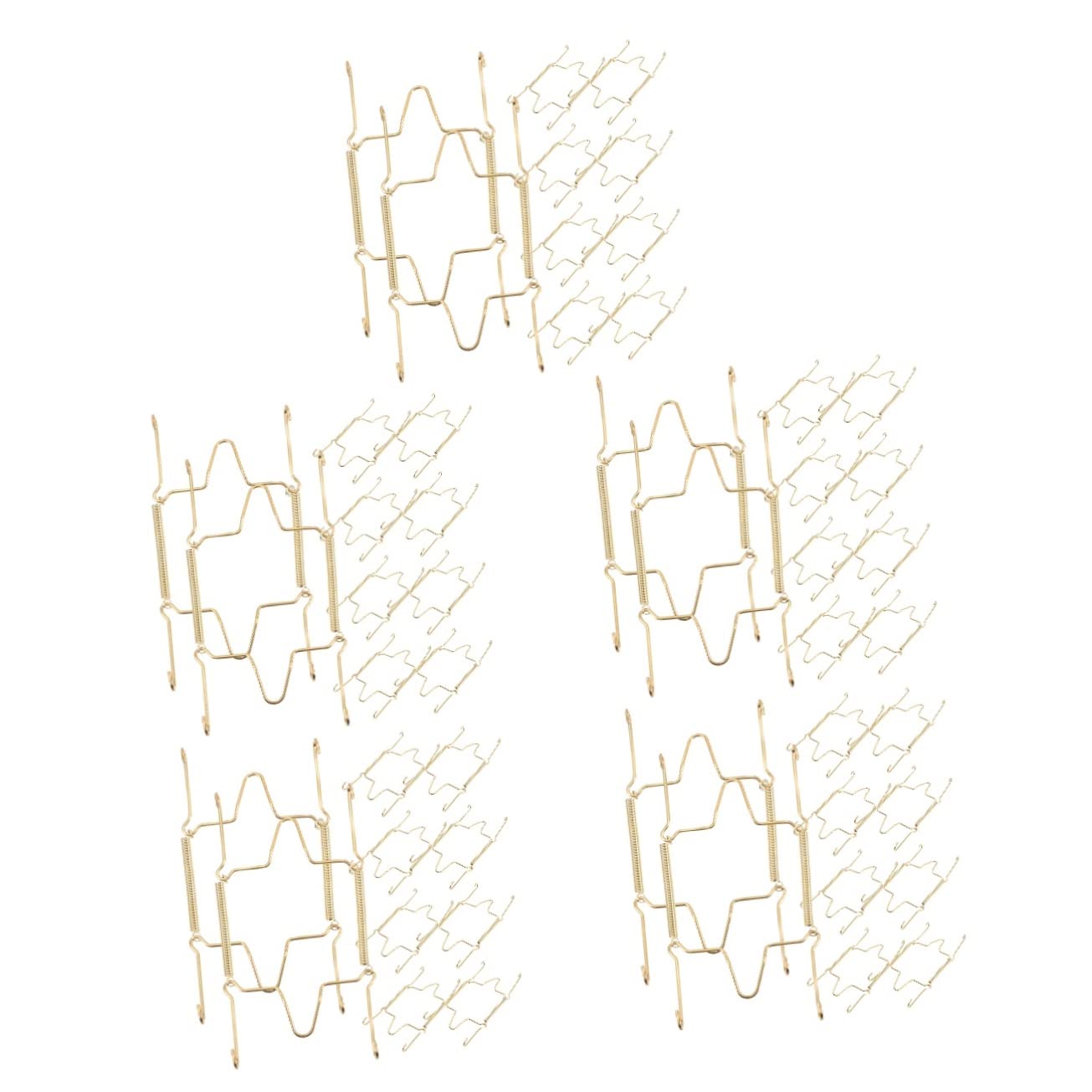 VASDEV 30 Piezas Soporte para Platos Ganchos en Forma de s de Acero Inoxidable Ganchos montados en la Pared Soportes para Platos Verticales Gancho para Colgar Platos Ganchos para Colgar p