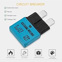 Vista 47 de GLOSO Circuit Breakers E37 Auto (T1) Reset Low Profile ATC/ATO - 1 Pack (3A)