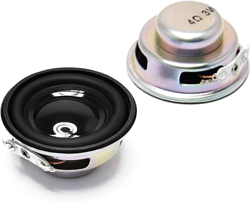 Gikfun 4Ohm 1.575 in Diámetro 3W Altavoz de audio de rango completo Altavoz estéreo Woofer para Arduino (Paquete de 2 piezas) EK1794