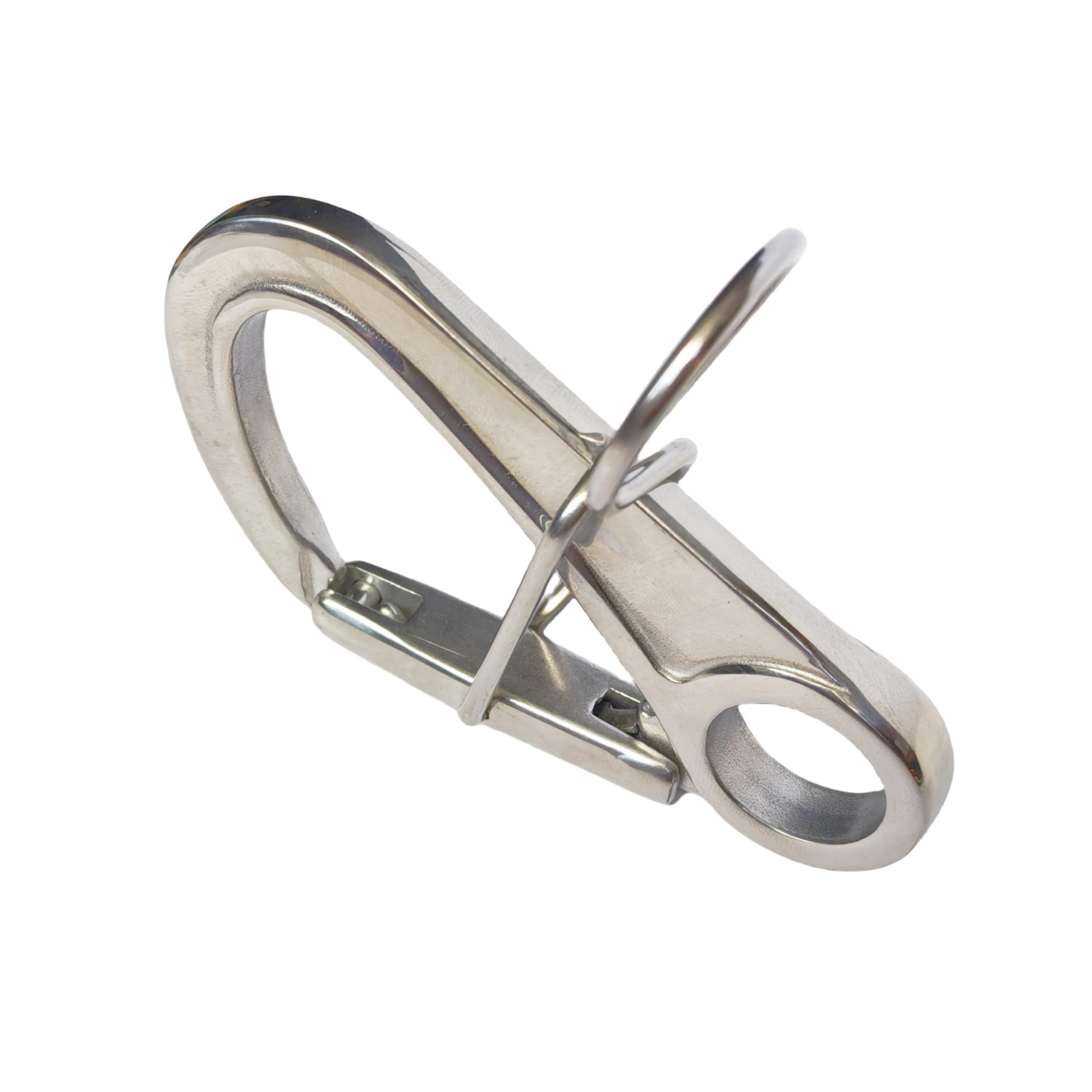 Acciaio inossidabile 316 Sicurezza Doppia Sicurezza Gancio di ormeggio, Docking e ancoraggio Attrezzature Gancio di attracco, Marine Spring Quick Snaps