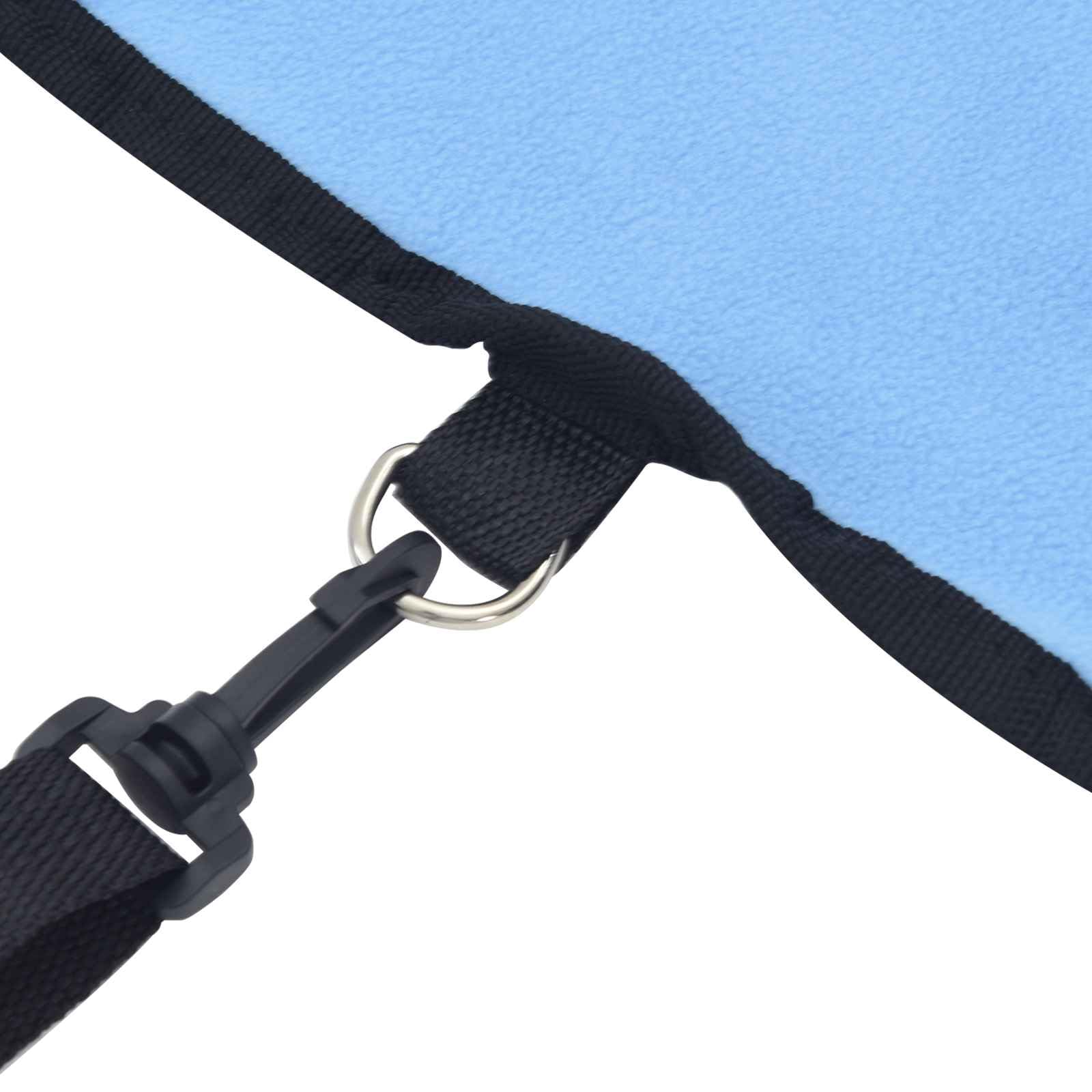 Manta para caballos de 85 cm, forro polar, transpirable, con cierre en el pecho, con correa para el cuello, cinturón abdominal, protección y calor para establo, sauce, paddock, transporte