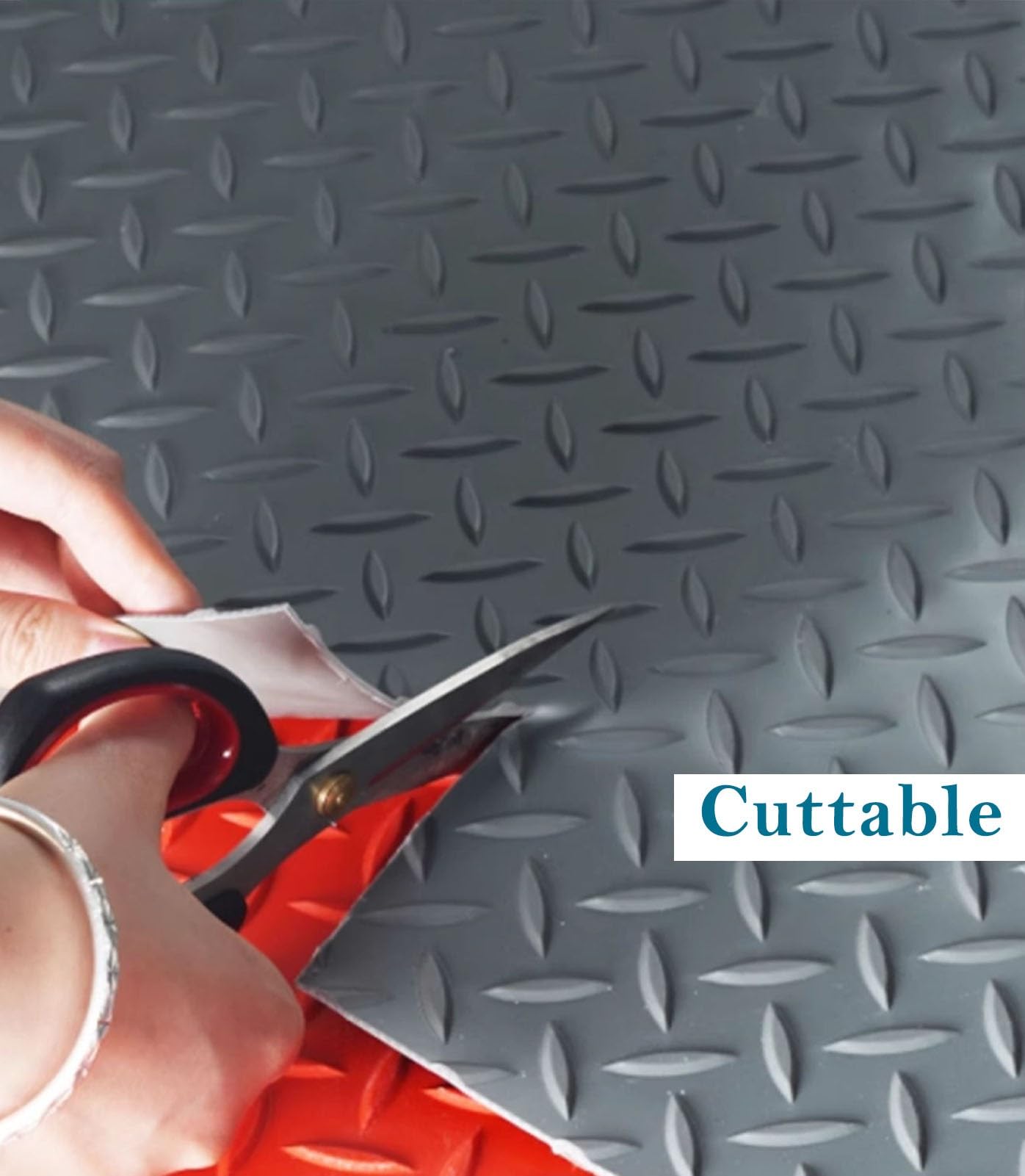 Gummimatte 2,5 mm Dicke Diamant-Präge-Gummibodenrolle