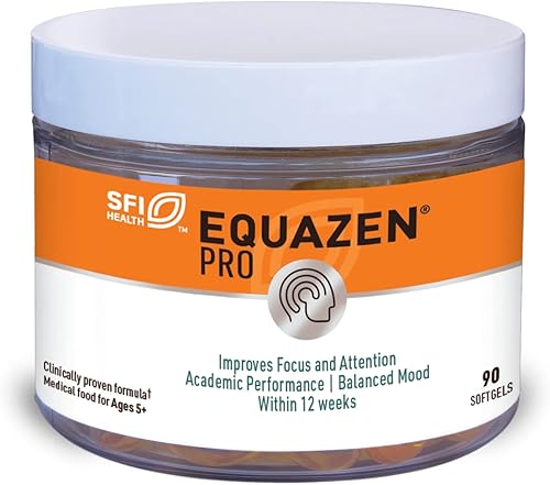 Equazen PRO - Aceite de pescado para niños, clínicamente probado para mejorar la concentración, el aprendizaje + el comportamiento en niños,