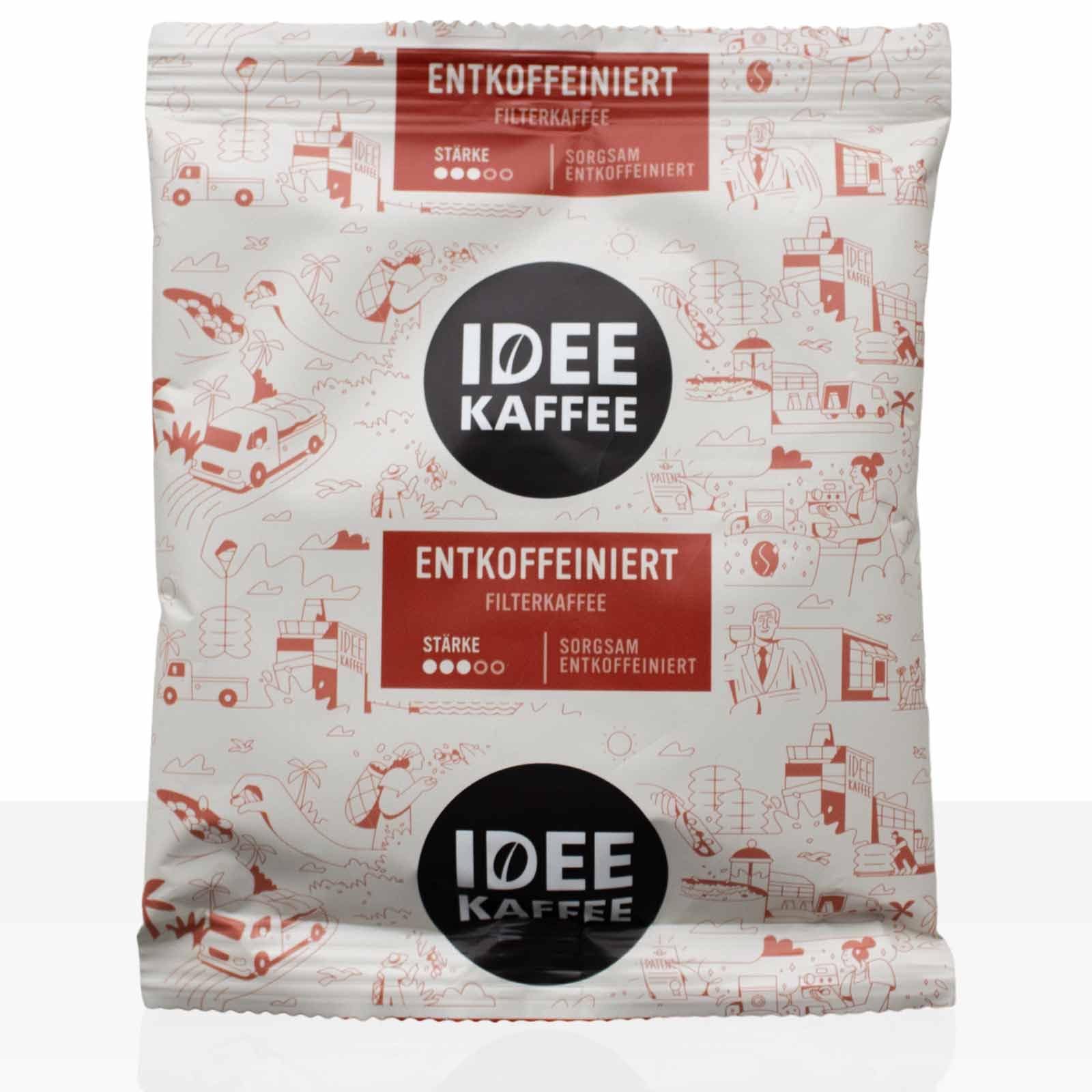 Kannenportionen IDEE Entkoffeiniert 100 x 60g gemahlen