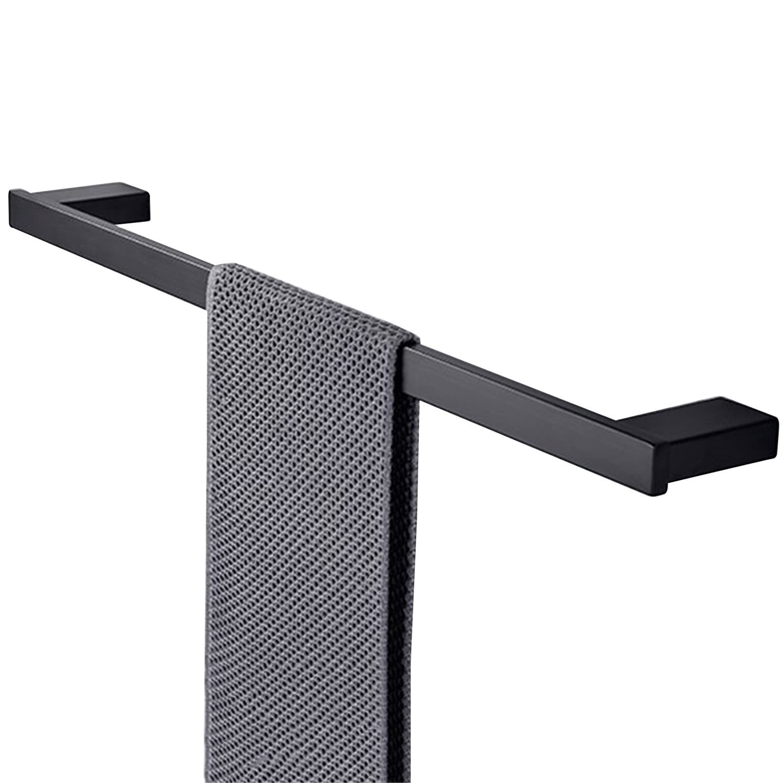 LMYSXAOZ Wall Mounted Towel Bar,Stainless Steel Bar Rail,Single Rod for Bathroom or Kitchen,Screws Mounting,30cm~80cm (Size : 40cm)