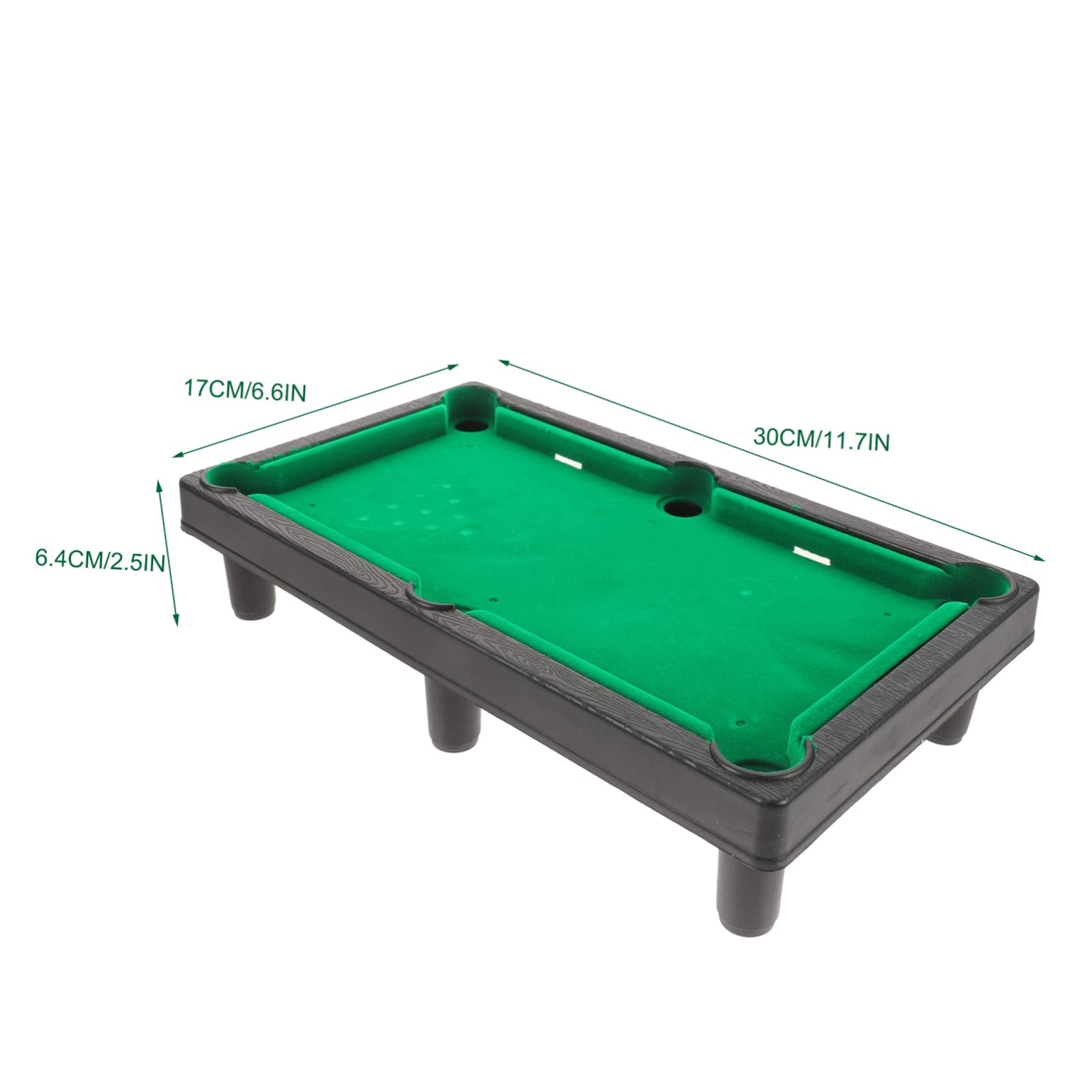 Toddmomy Mini Pool Table Set Billiards Toys for Boys and Girls Snooker Game Tabletop Pool Table Interactive Billiard Game