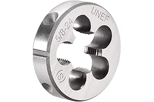 uxcell 5/8-24 UNEF Round Die: Craft Perfect Screw Threads with Superior Precision