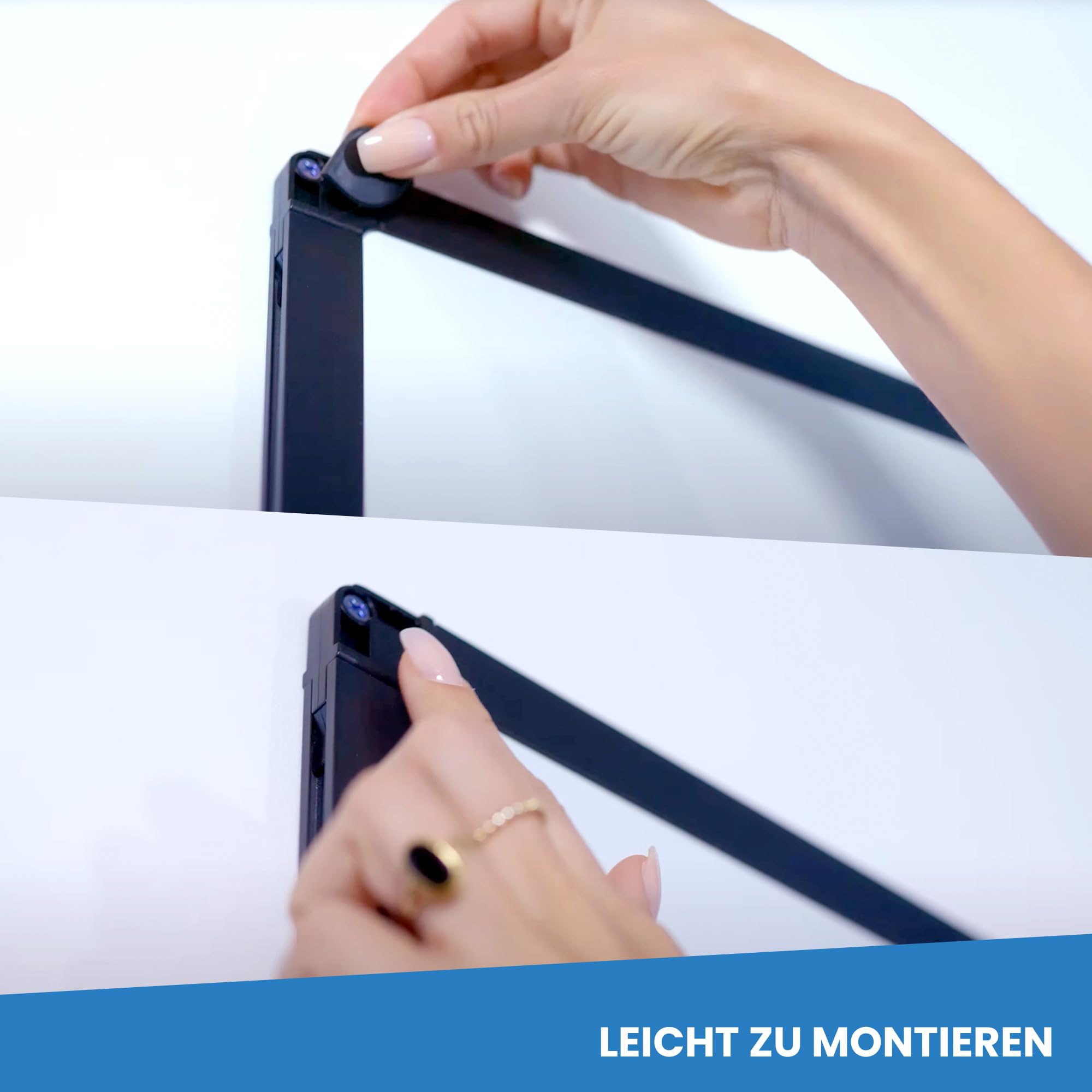 IVOL Magnetwand Whiteboard 90 x 120 cm mit schwarzem Alurahmen, whiteboard magnetisch & Magnettafel groß mit Stiftablage, Magnetwand groß, abwischbare Tafel für Büro, Schule & Zuhause Pro