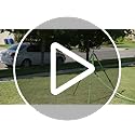 Orbit 56667Z Tripod Lawn Zinc Impact Sprinkler - 360 Degree Rotating Sprinkler