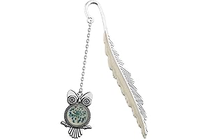 Gzrlyf Owl Bookmark: The Wise and Ethereal Gaurdian of Your Literary Escapades