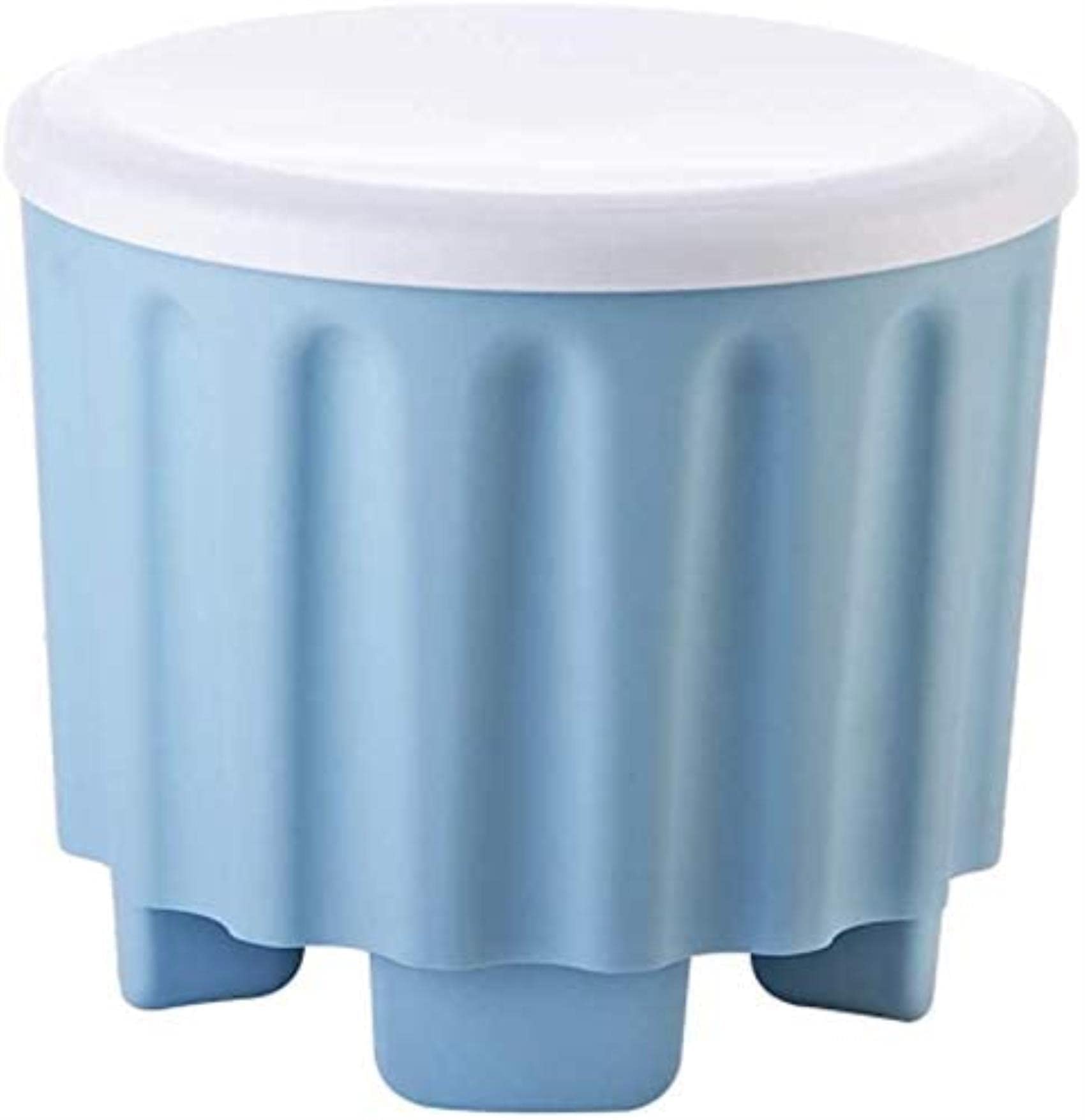Tabouret de rangement pour le salon : un repose-pieds cosy et empilable