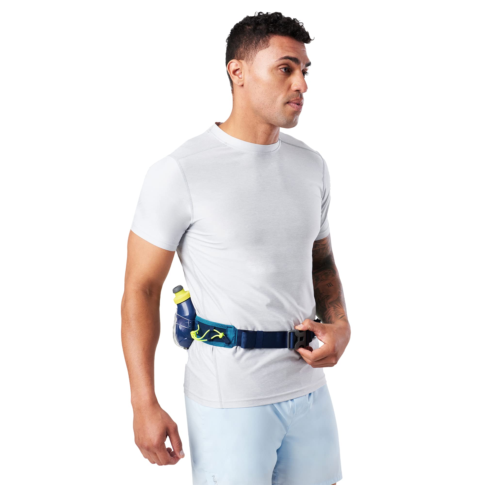 Ceinture D'hydratation De Course Nathan - Taille Unique Réglable - Gris - Occasion Bon état