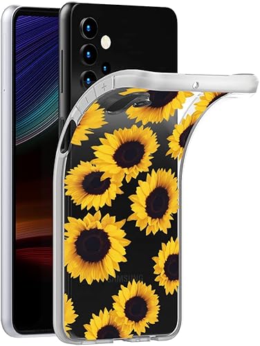 Miniatura 2 de Funda para Galaxy A32 5G, Samsung A32 5G para niñas y mujeres, delgada, a prueba de golpes, patrón transparente, suave, flexible, TPU trasero, funda