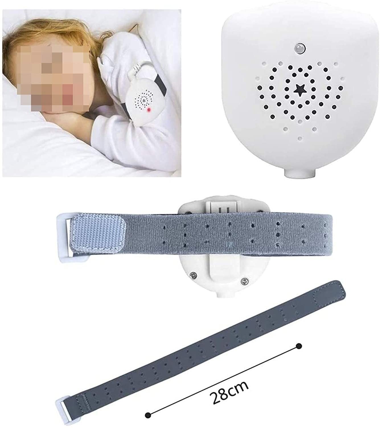 Buy EPYFFJH Bed Wetting Trainer Incontinence Alarm with Music and Vibration Bedwetting Alarm for