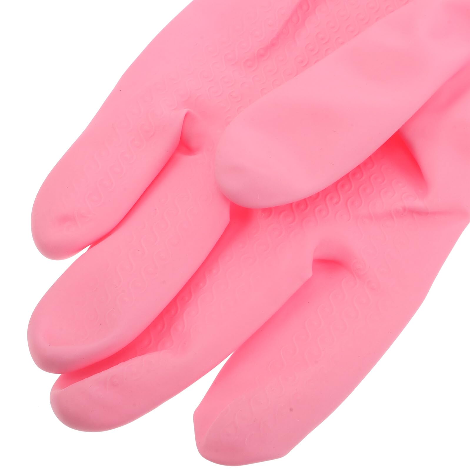 Healvian 8 Paia 8 Paia Guanti di Gomma Riutilizzabili per Lavare i Piatti, Impermeabili con Palmo Antiscivolo, Guanti Lunghi per Pulizia Cucina, Bagno e Giardinaggio, Taglia Media,