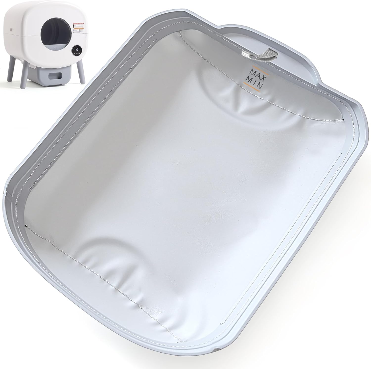 KITPLUS Self Cleaning Litter Box Replacement Liner Pad - 2 Pack