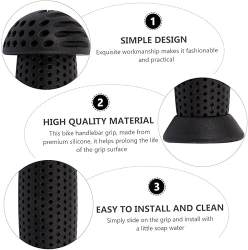 Miniatura 4 de INOOMP 2 unids Bicicletas Grip Walker Accesorios para caminador plegable Asas de bicicleta Accesorios Scooter Accesorios para niños Manillar de