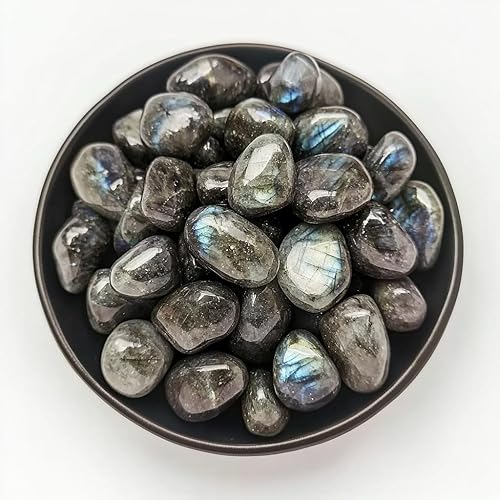 Vista 541 de Juego de piedras pulidas para chakras de 0.6 pulgadas, 7 piezas de piedras pulidas naturales y cristales a granel para curación, reiki, meditación