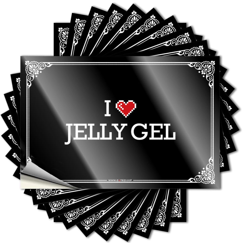 Tattoo Girly Antimicrobial Winter Bottle I Love Jelly Gel - Scratch Resistant Stickers(12X18CM)