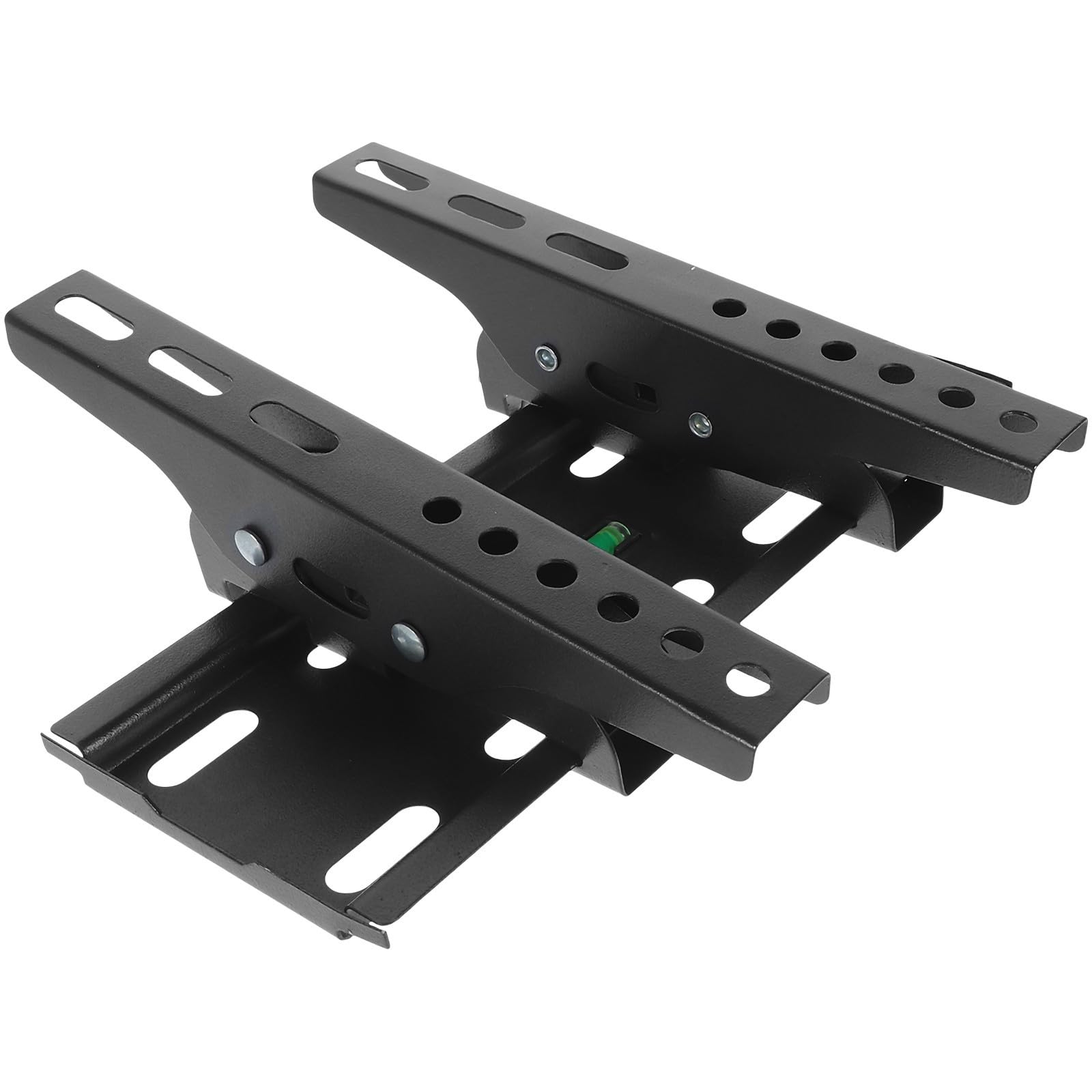 Tofficu Supporto da Parete Robusto e Affidabile Distanza Fori 200x200mm in Ferro Nero Compatibile per Tv 15-42 Pollici per Montaggio a Muro