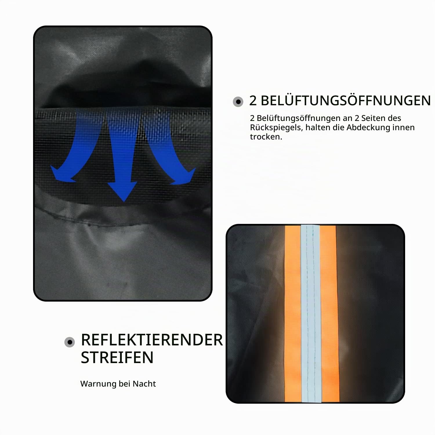 ClawsCover Can-Am Ryker-Abdeckung, wasserdicht, für den Außenbereich, strapazierfähig, farbecht, reißfestes Polyester, kompatibel mit Can-Am Ryker 600/900/Sport/Rally-230 x 122 cm (L x B x H) | Langlebig, farbecht, reißfest, kompatibel mit Can-Am Ryker 60