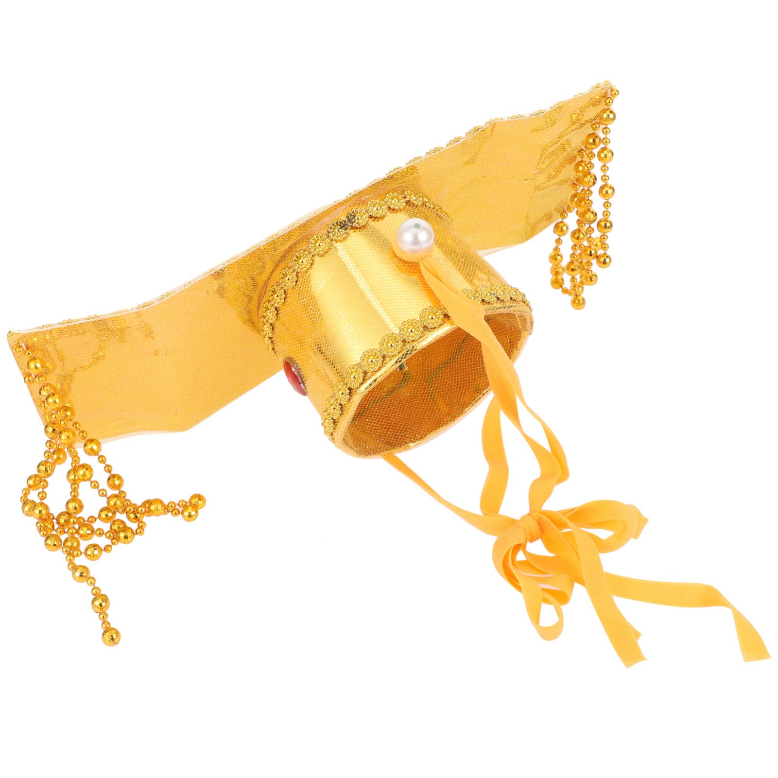 BESTonZON Chinese Emperor Cosplay Hat, Chinese Ancient Emperor Headwear, Chinese Emperor Costume Accessory