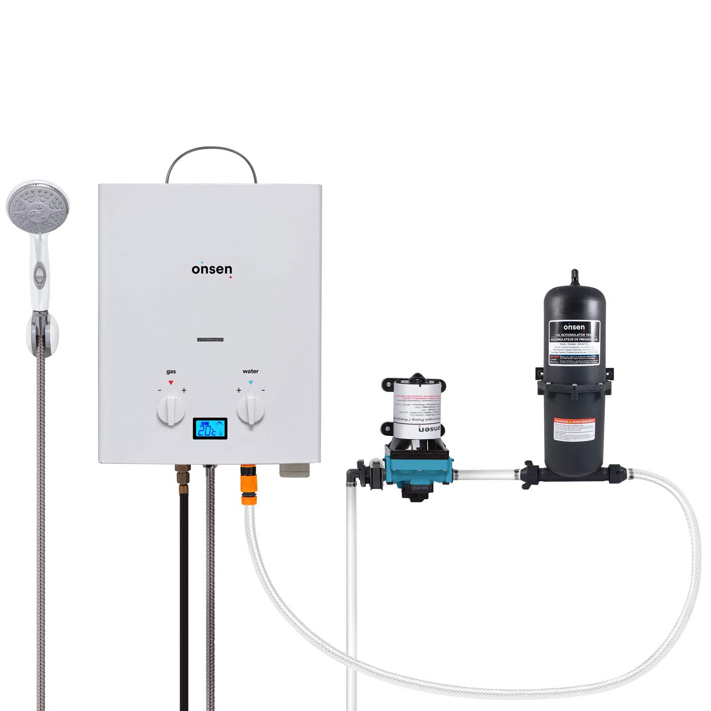 Buy Onsen 5L Portable Tankless Propane Water Heater With Pump